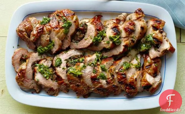 Pilz-gefülltes Schweinefilet