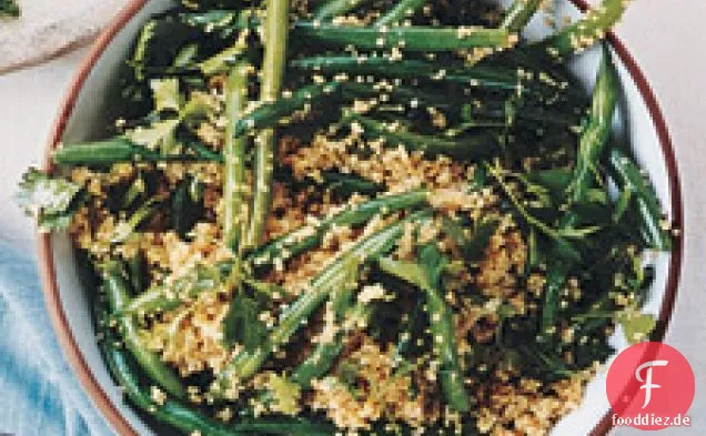 Quinoa und grüner Bohnensalat Rezept