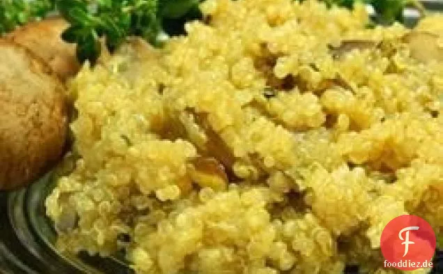 Quinoa Pilaw mit Pilzen