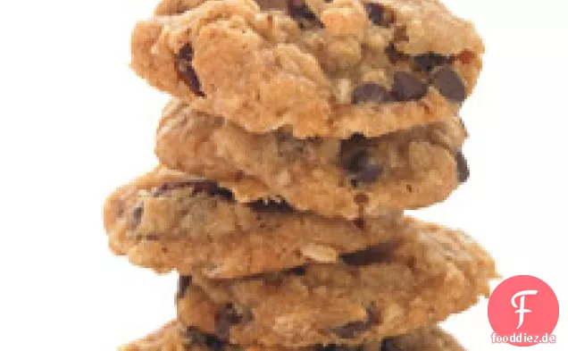 Inoffensive Haferflocken-Rosinen Chocolate Chip Cookie