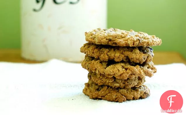 Glutenfreie Haferflocken Schokoladenkekse