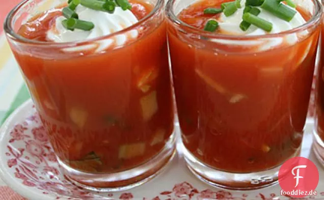 Garten-Frische Gazpacho