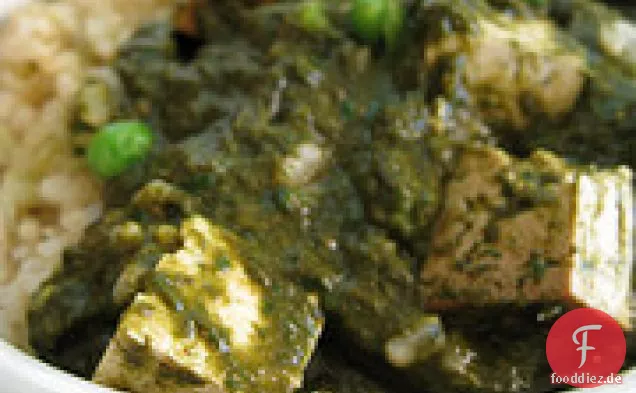 Veganer Saag Paneer