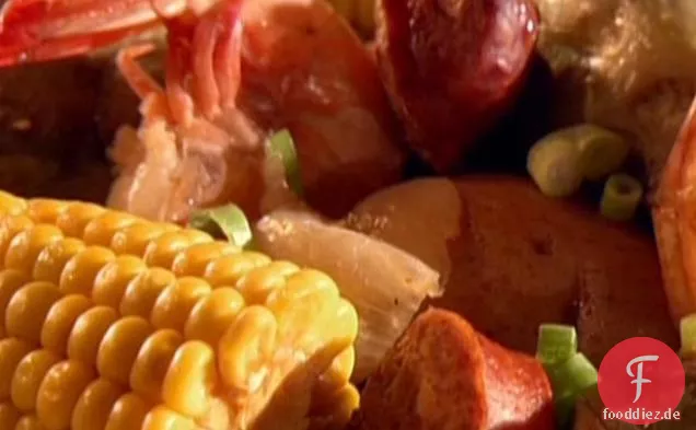 Südliche Garnelen kochen