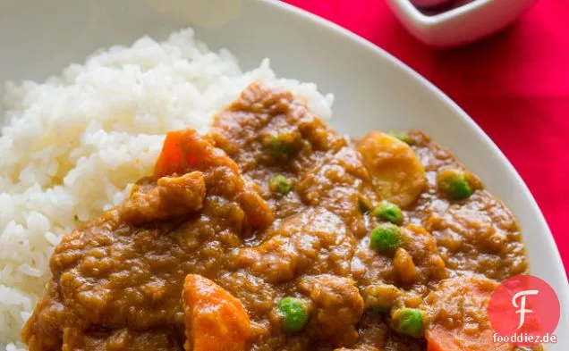 Hausgemachter japanischer Curryreis