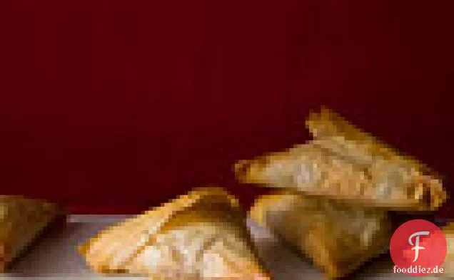 Kartoffel-Samosa Filo-Dreiecke