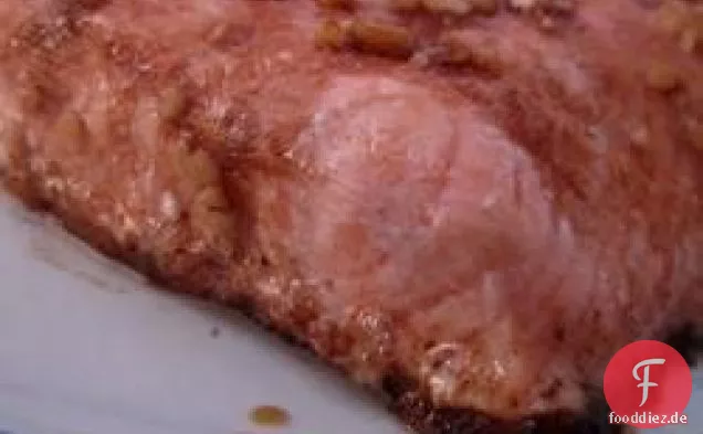Einfacher Lachs mit Balsamico-Sauce