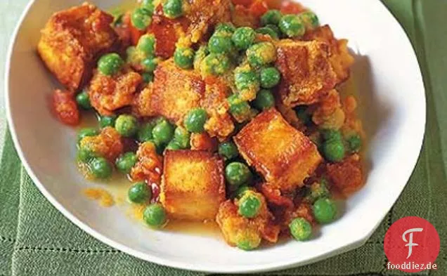 Erbsen-Tomaten-Curry