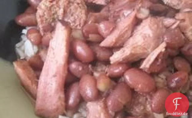Rote Bohnen und Reis