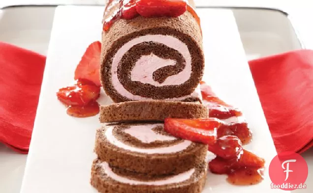 Schokoladenkuchenrolle