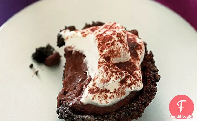 Zwei-Biss-Schokoladen-Sahne-Kuchen