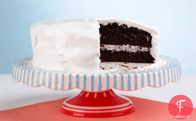 Schokolade-Kuchen mit Divinity Icing