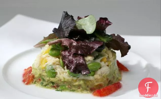 Krabben-Guacamole-Salat
