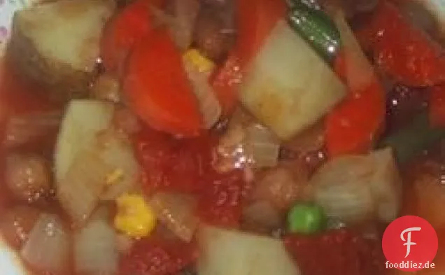 Schnelle Gemüse-Curry