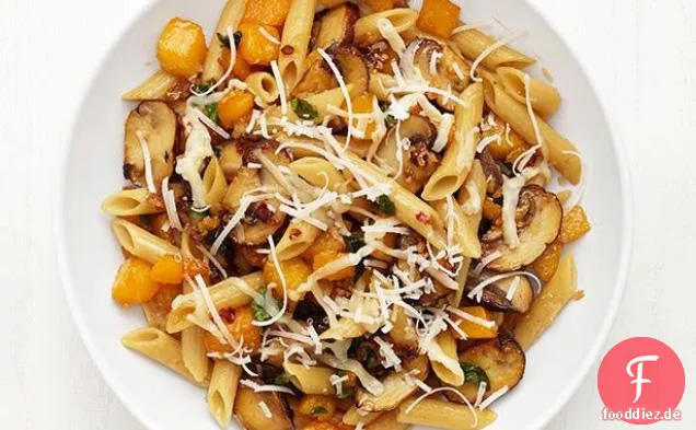 Penne mit Butternut Squash