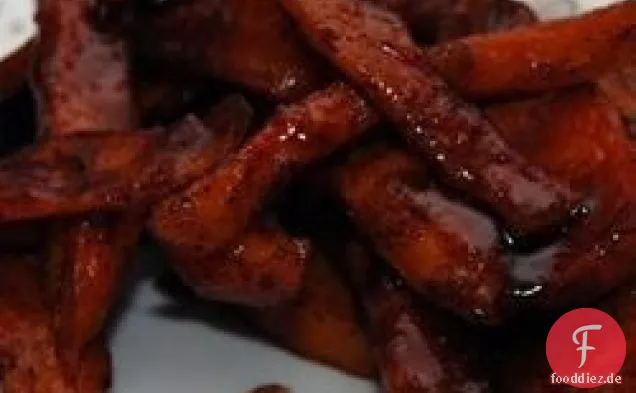Zimt-gewürzte Süßkartoffel-Pommes Frites