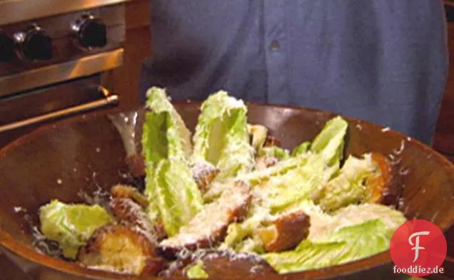 Ganzes Blatt Caesar Salat