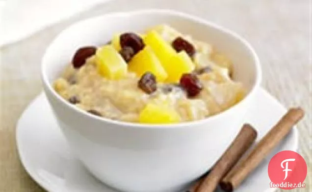 Einfacher Reis-Ananas-Pudding