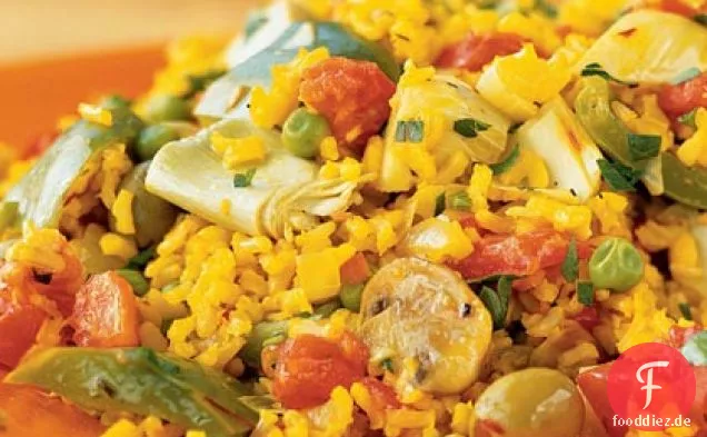 Schnelle Vegetarische Paella