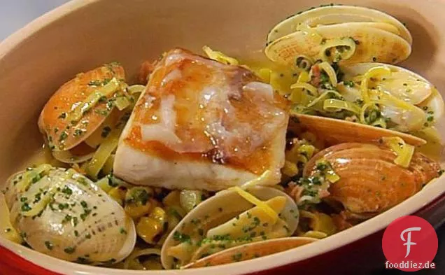 Cobia mit neuem Smyrna Clam Chowder