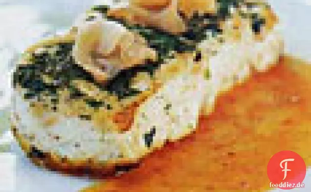 Heilbutt mit Sambal-Vinaigrette und Wasabi-Creme