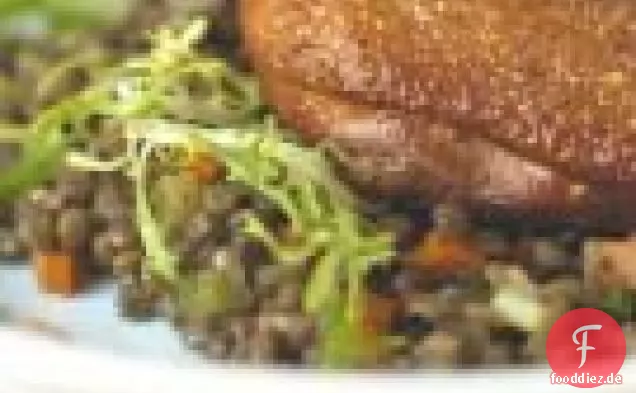 Warme Linsen mit Vinaigrette