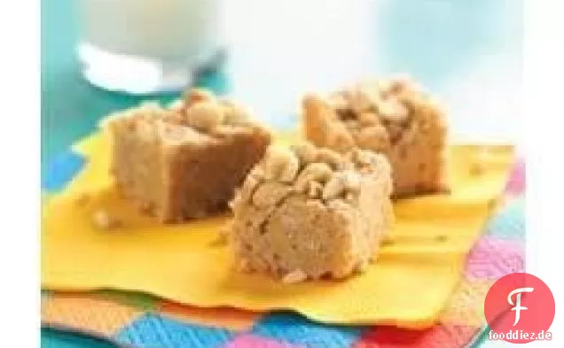 No-Bake Erdnussbutter-Quadrate