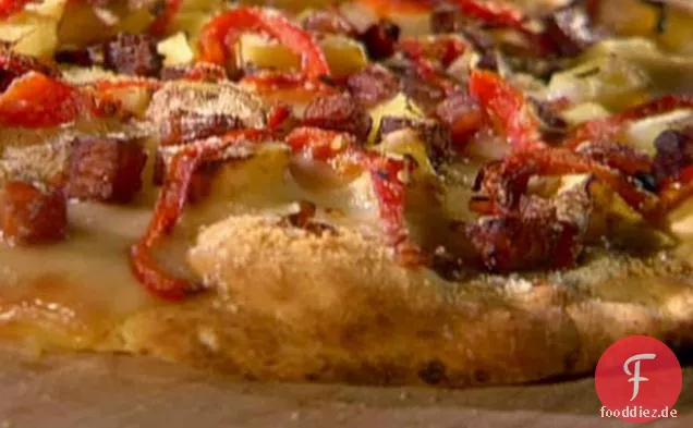 Kartoffel und Pancetta, Pizza