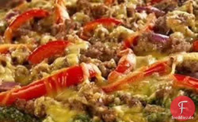 Geräucherte Wurst Pizza