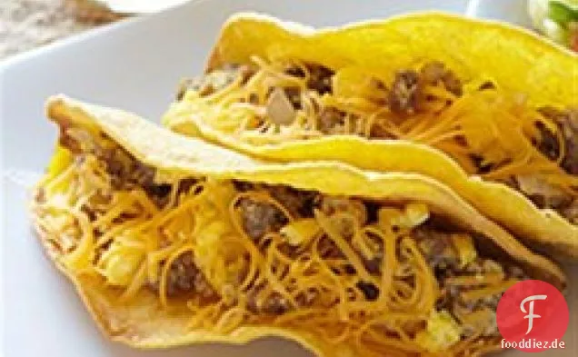 Boden Bison Frühstück Tacos mit Ananas-Salsa