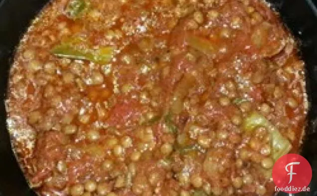 Linsen mit Tomaten