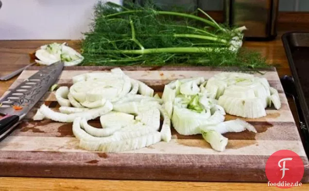 Gerösteter Linsensalat