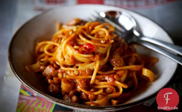 Vegetarische Spaghetti Bolognese