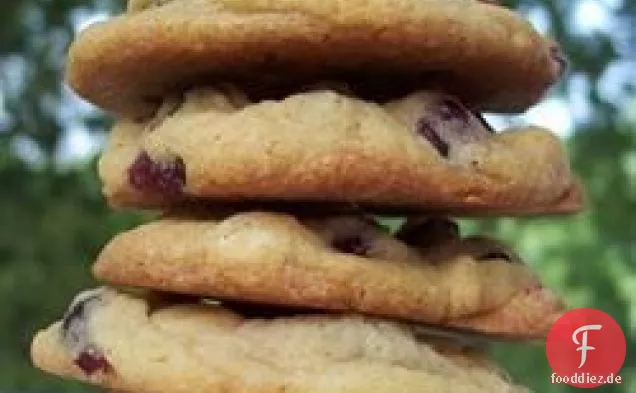 Weiße Schokolade und Cranberry-Kekse