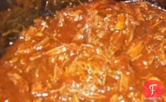 Slow Cooker Barbecue Rindfleisch