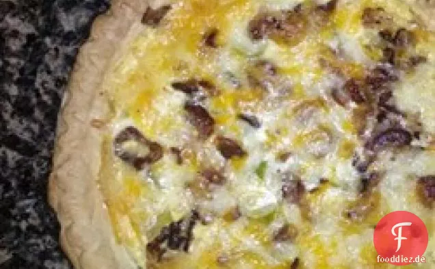 Spargel-Pilz-Quiche