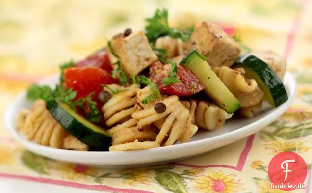 Rezept für kalten Nudelsalat
