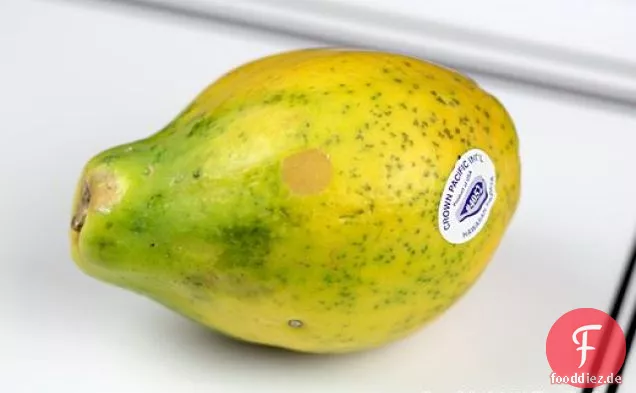Kalter Reissalat mit Papaya
