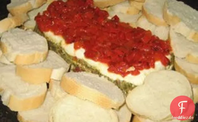 Pesto Torta (Schichtaufstrich)