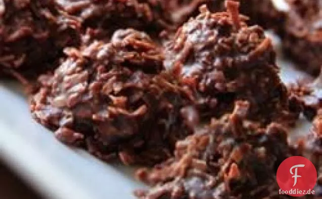 Schokolade Kokosnuss Makronen