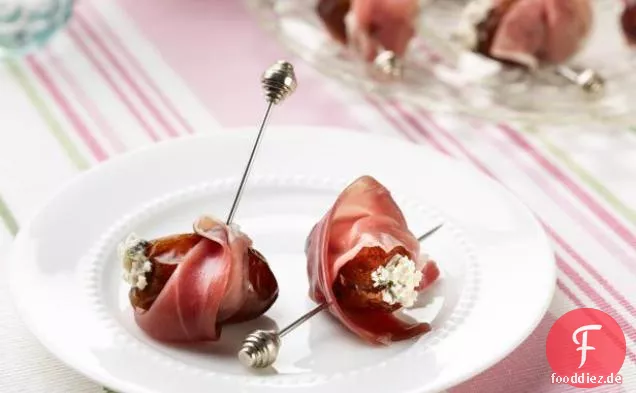 Käse Gefüllte Datteln mit Prosciutto