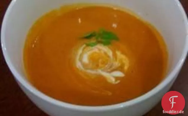 Tomaten- und Bohnensuppe