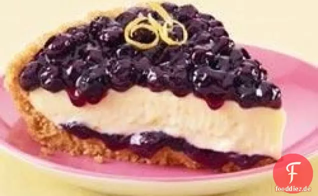 Zitroniger Blaubeer-Layered Pie