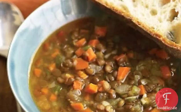 15-minütige Linsensuppe