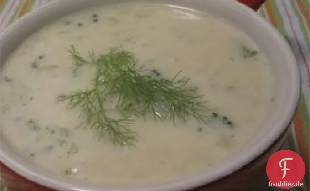 Gouda und Brokkolisuppe