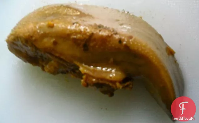 The Nasty Bits: Confit von Schweinezunge mit warmem Linsensalat