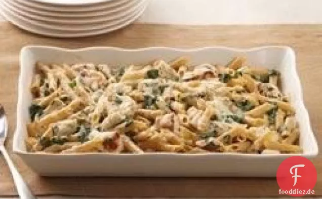 Huhn Penne Florentine Backen