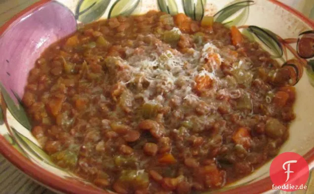 Inas lentielle Gemüsesuppe