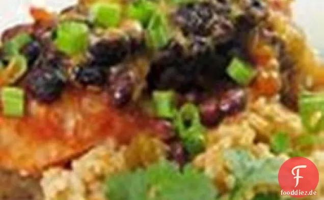 Mexikanisches Huhn und Reissalat
