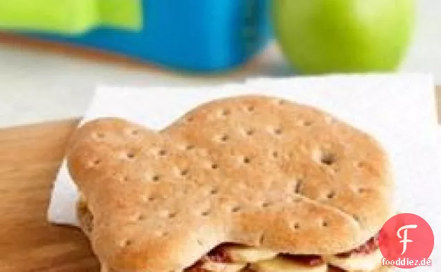 PB und J mit Bananen-Sandwiches